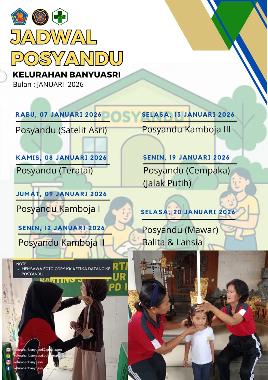 Jadwal Posyandu Januari 2026
