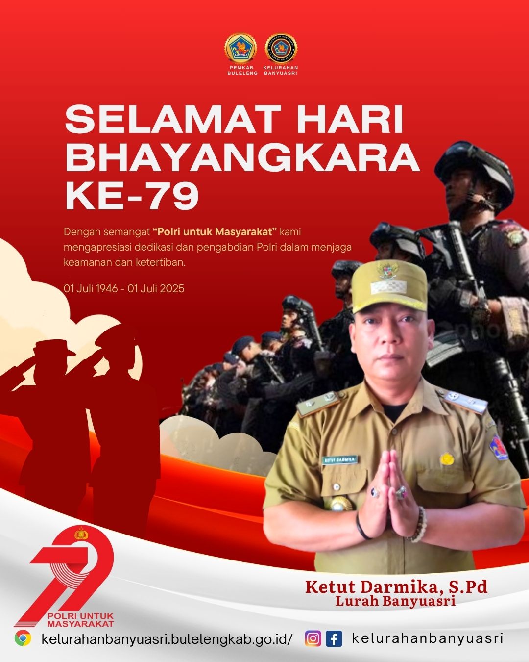 Selamat Hari Bhayangkara ke - 79